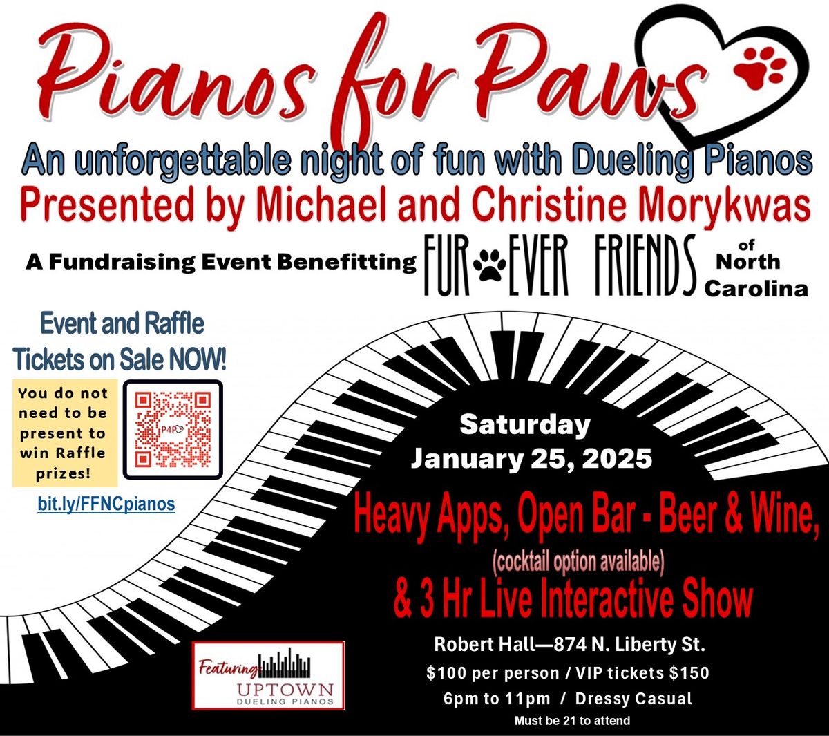 Pianos for Paws - January 25, 2025