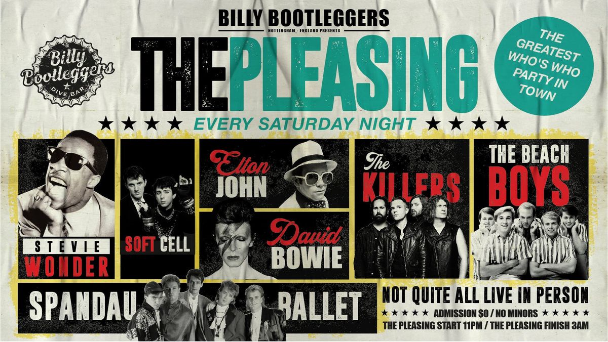 THE PLEASING - EVERY SATURDAY @ BILLY'S