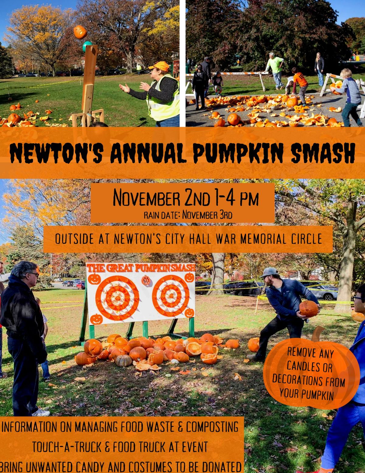 Newton's Annual Pumpkin Smash