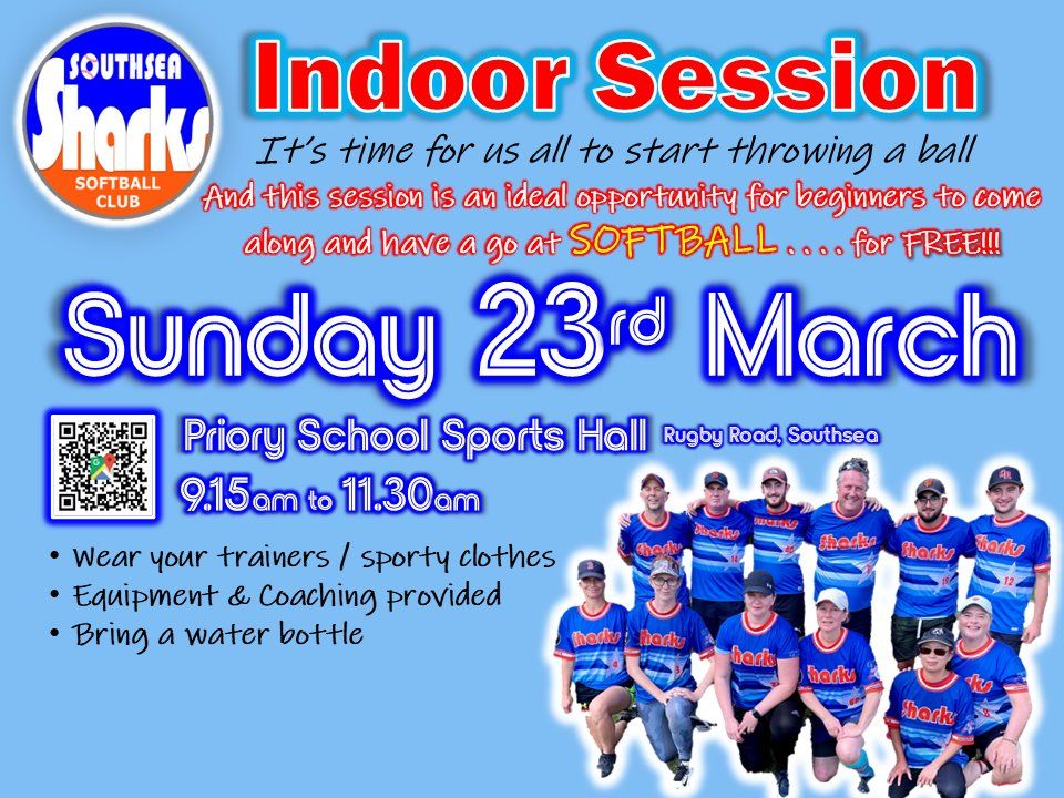 SOFTBALL - indoor training & beginners session 