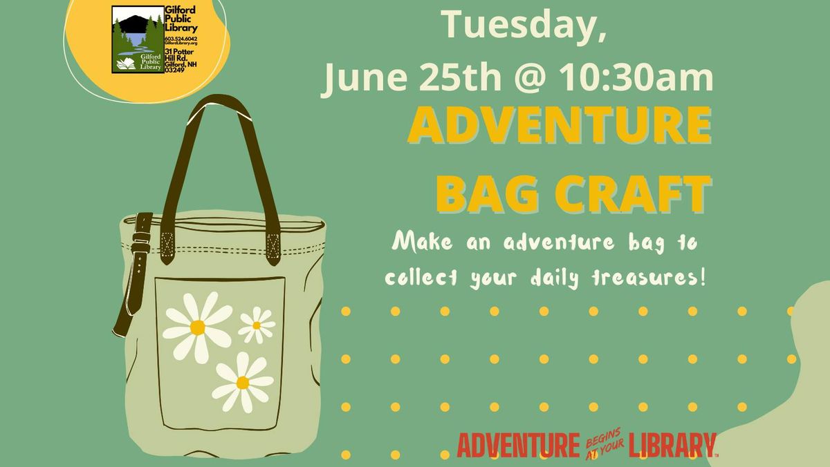 Adventure Bag Craft