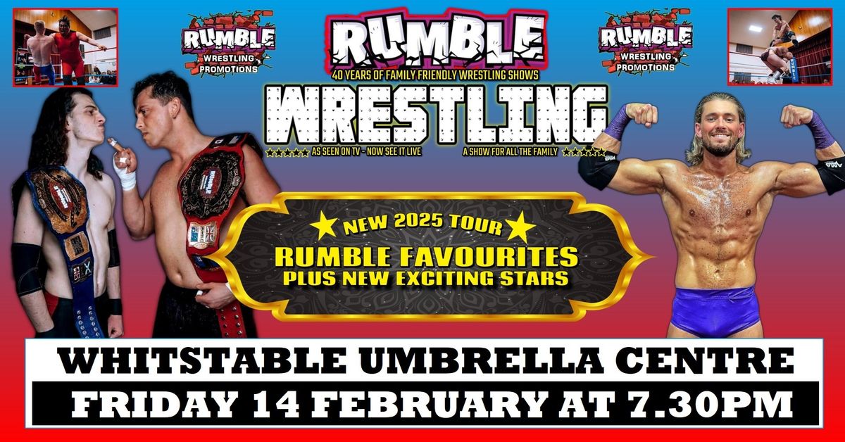 Rumble Wrestling Comes to Whitstable 2025