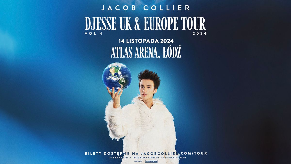 Jacob Collier - DJESSE VOL. 4 WORLD TOUR 2024 \u2013 Official Event - 14.11.2024, Atlas Arena, \u0141\u00f3d\u017a