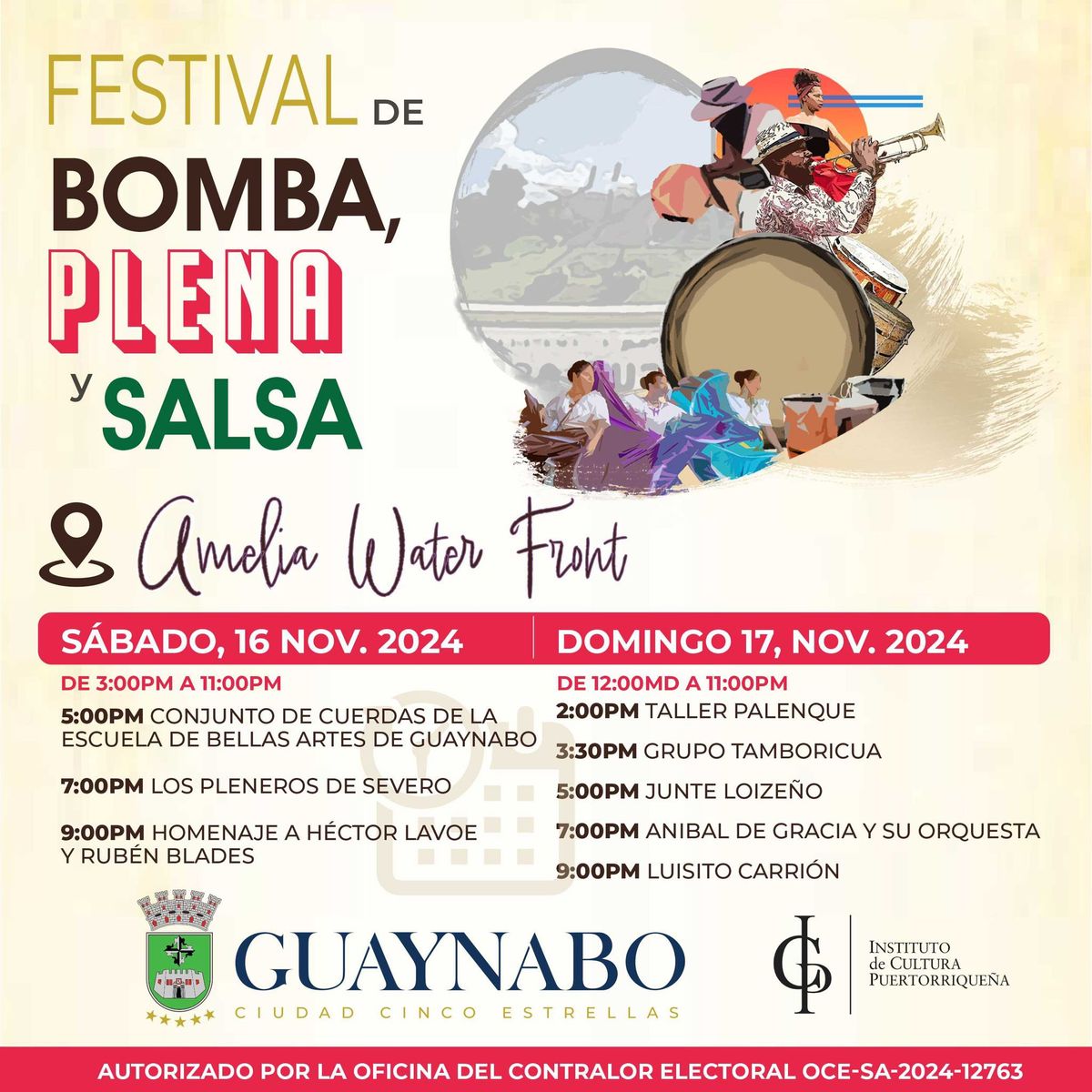 Festival de Bomba, Plena y Salsa