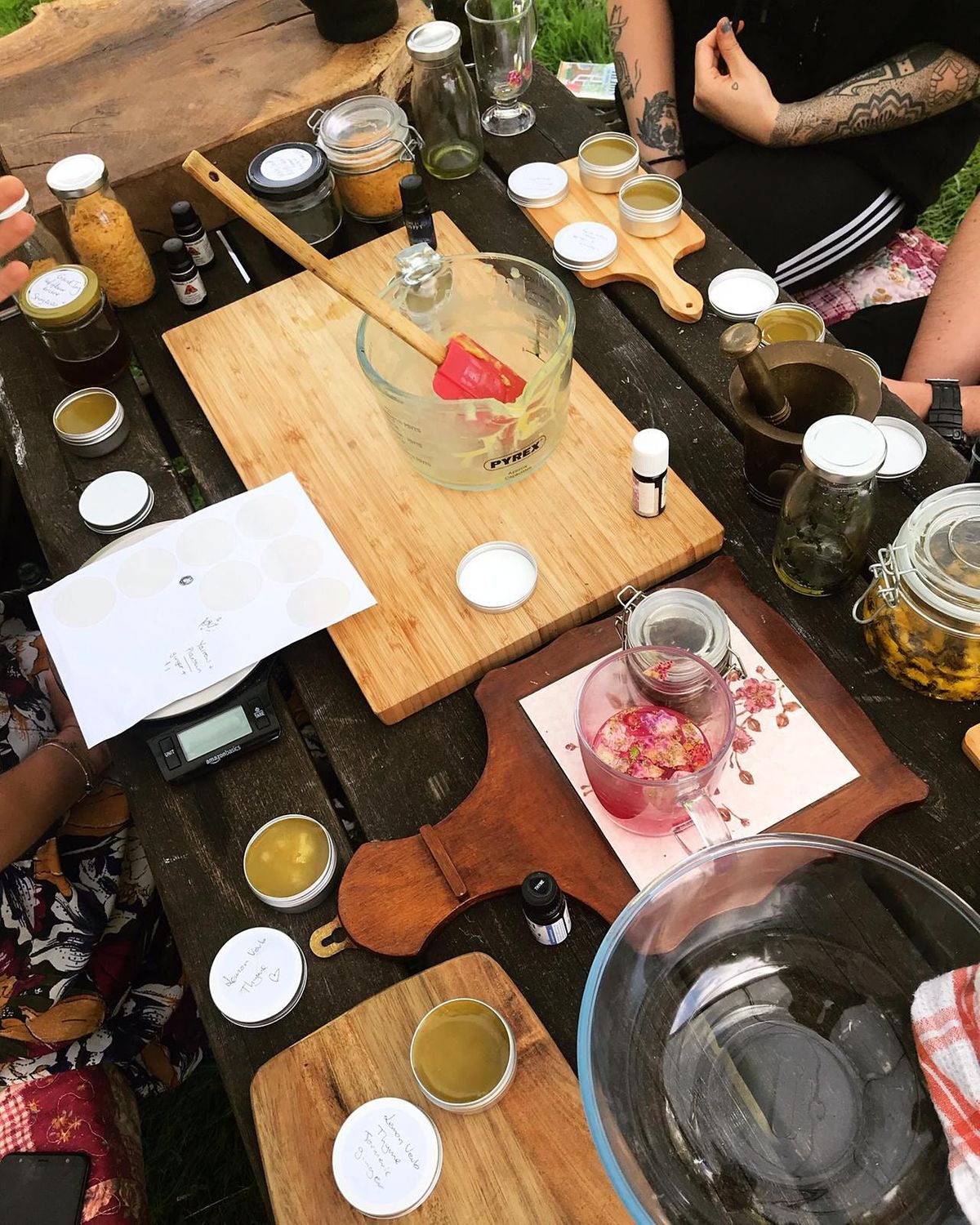 Winter Infused Oils and Balms Workshop - all materials included