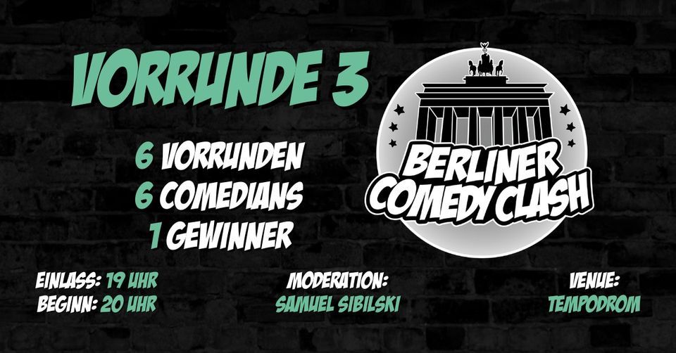 Comedy Clash BERLIN: Vorrunde 3