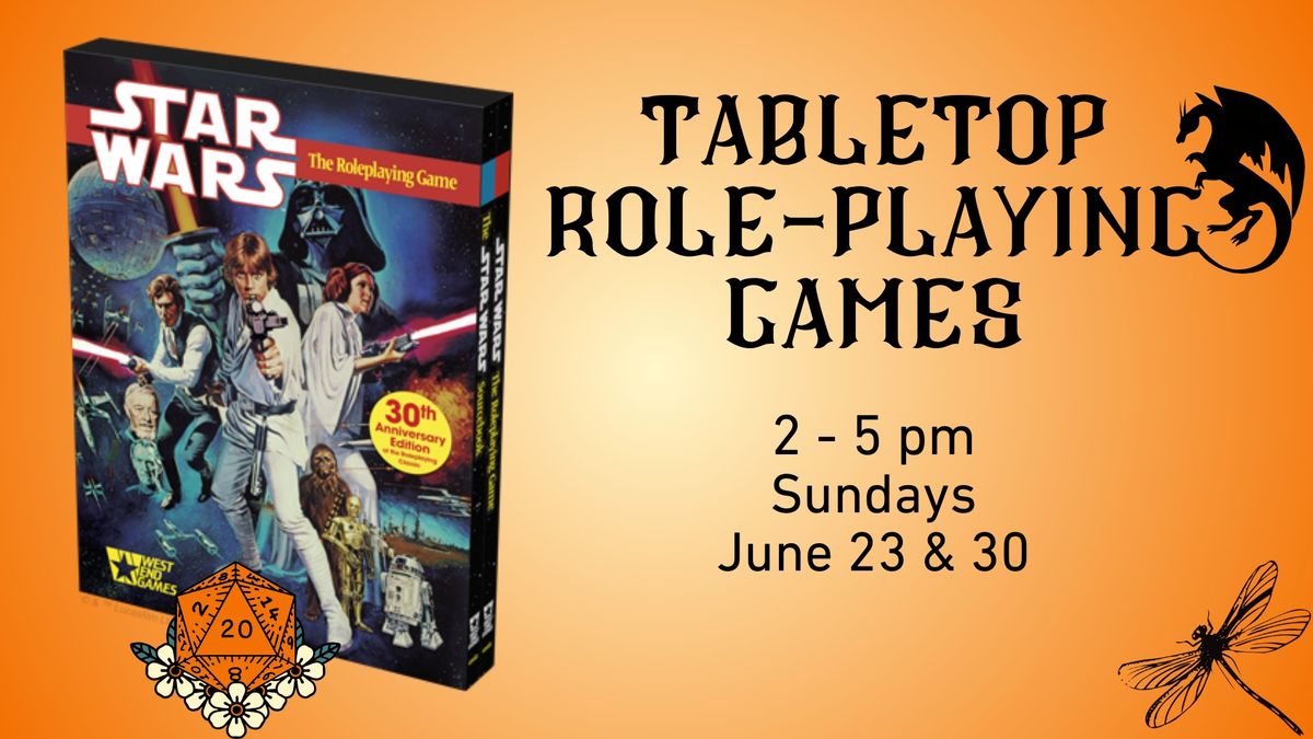 Tabletop Role-Playing Game Club - June Meeting #1