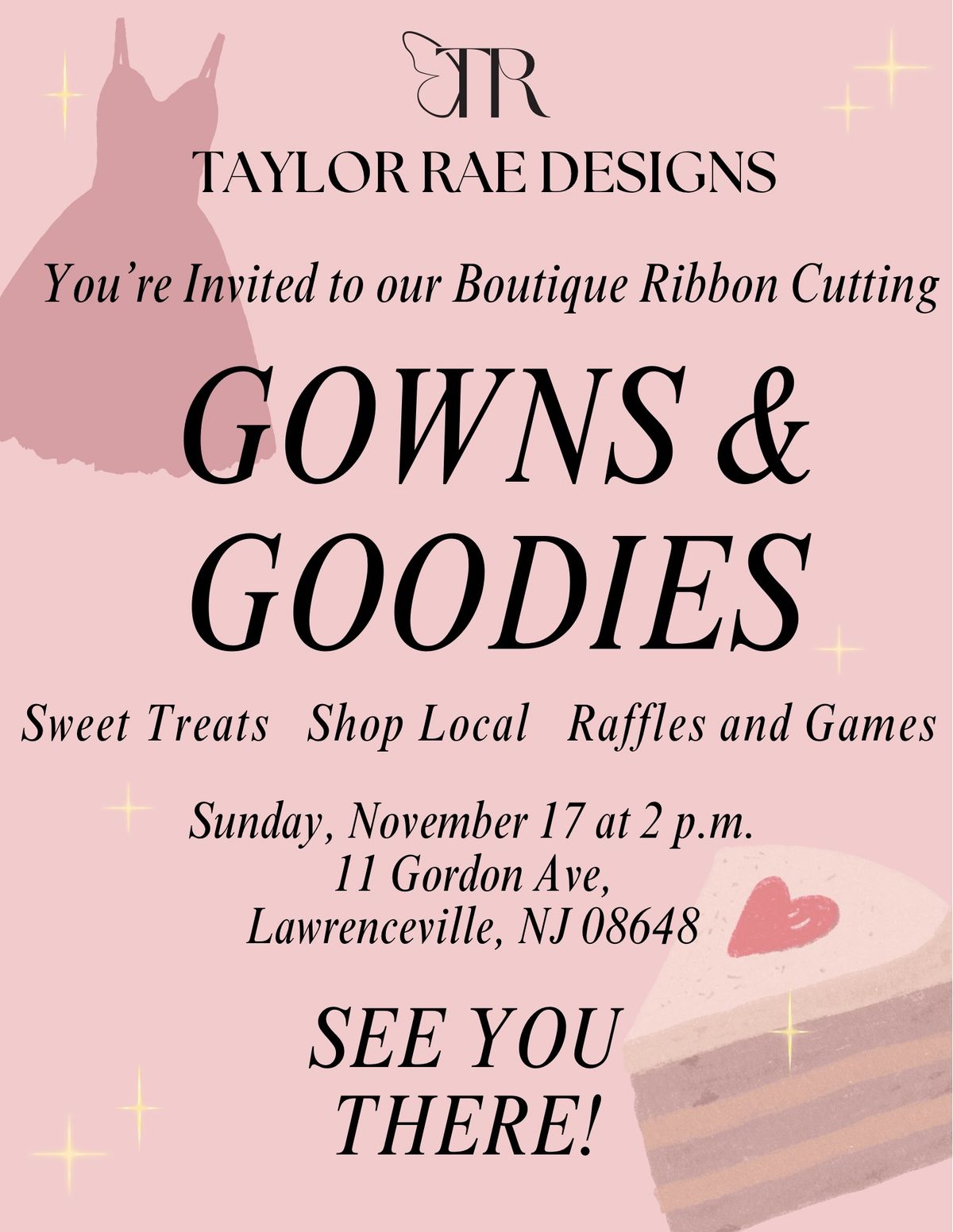 Gowns and Goodies with Taylor Rae Designs