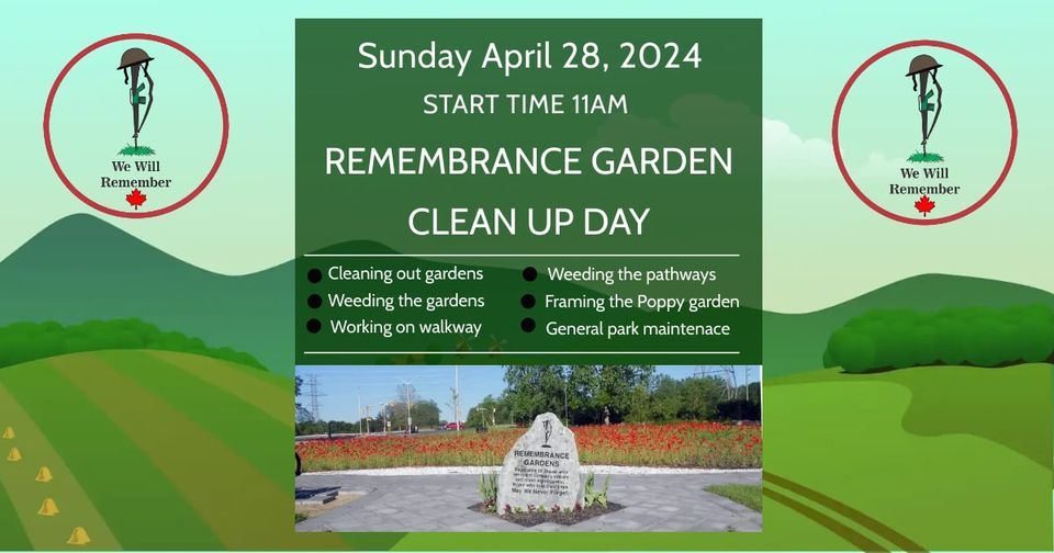 Remembrance Gardens cleanup
