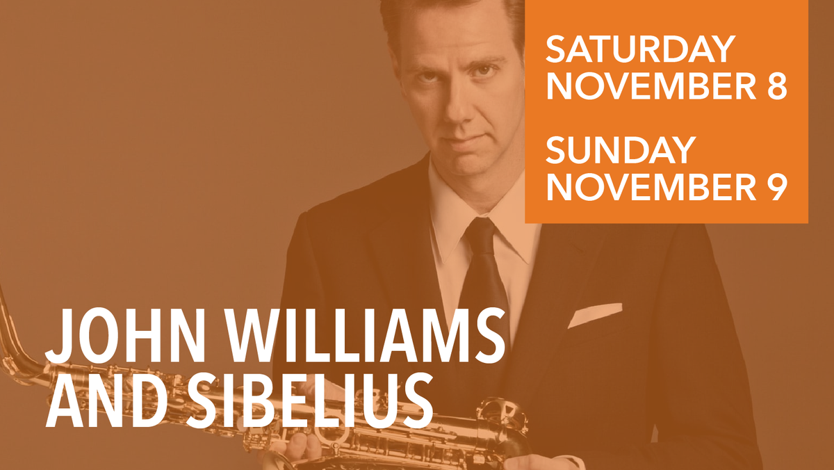 John Williams and Sibelius at Pioneer Center for the Performing Arts