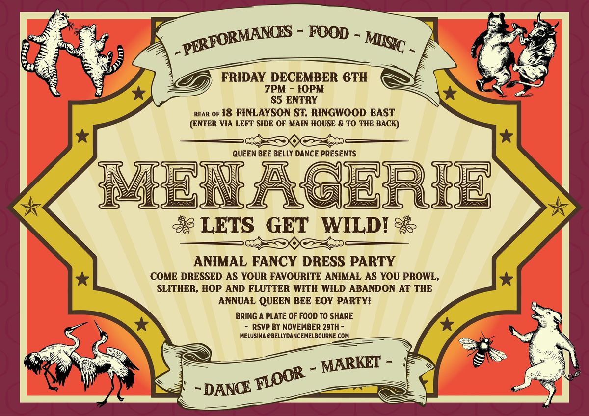 Menagerie! End of Year Fancy Dress Party