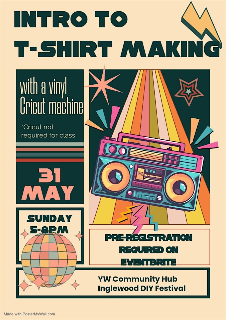 Intro to T-Shirt Making with a Cricut Vinyl Machine