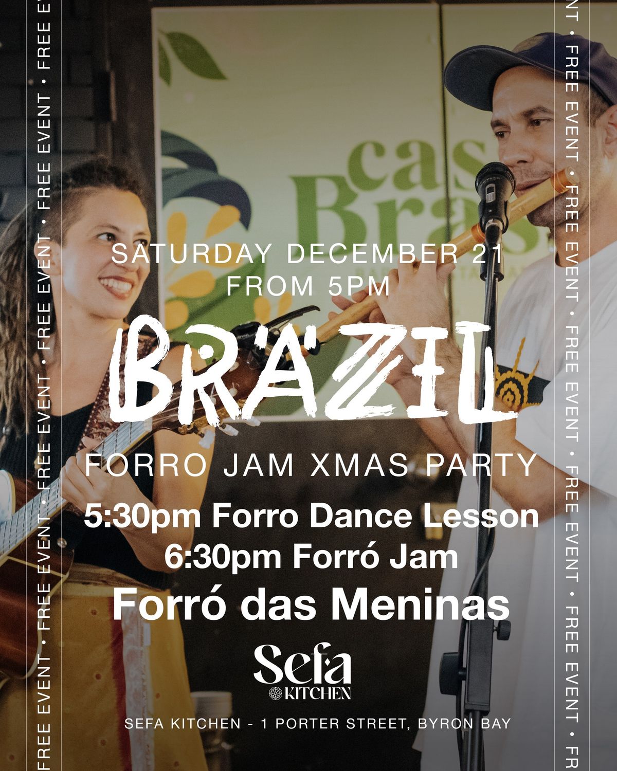 Brazilian Forro Dance Xmas Party - Byron Bay