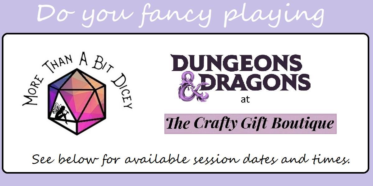 D&D Evening- Wed 9th October