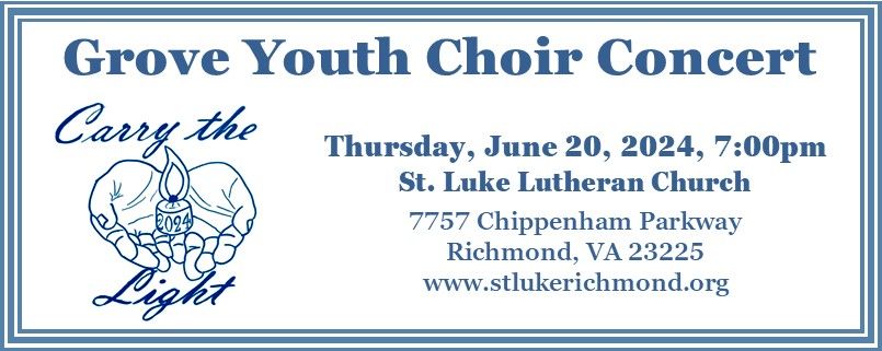 Grove UMC Youth Choir Concert