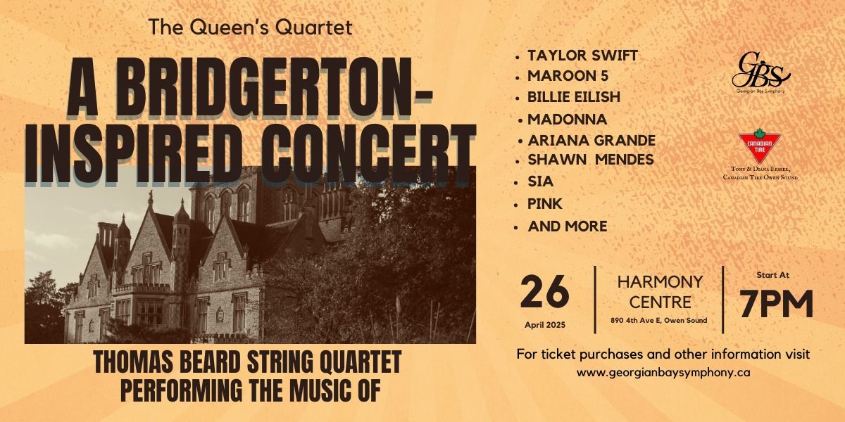 The Queen's Quartet: A Bridgerton-inspired concert. 