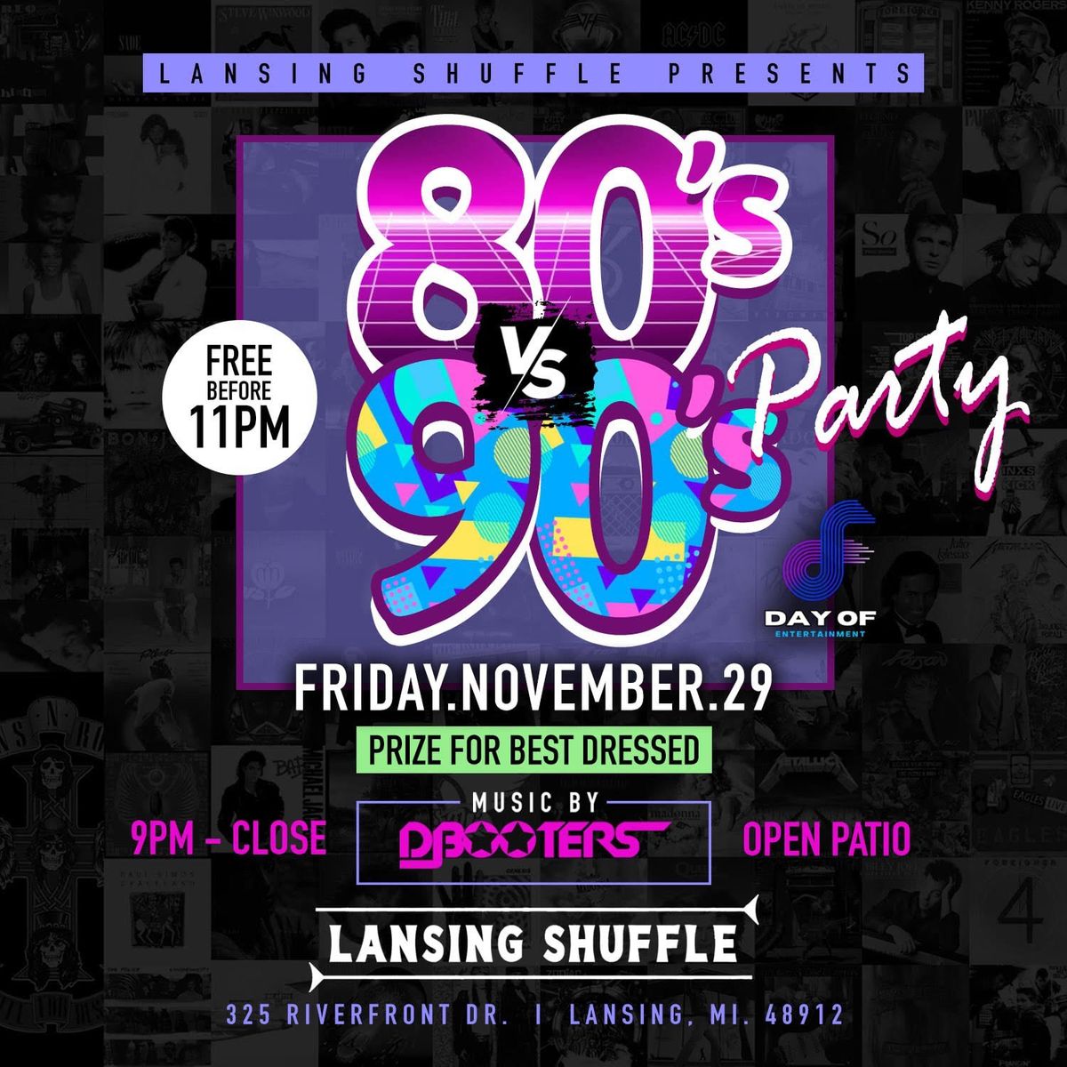 80s vs. 90s Party at Lansing Shuffle 