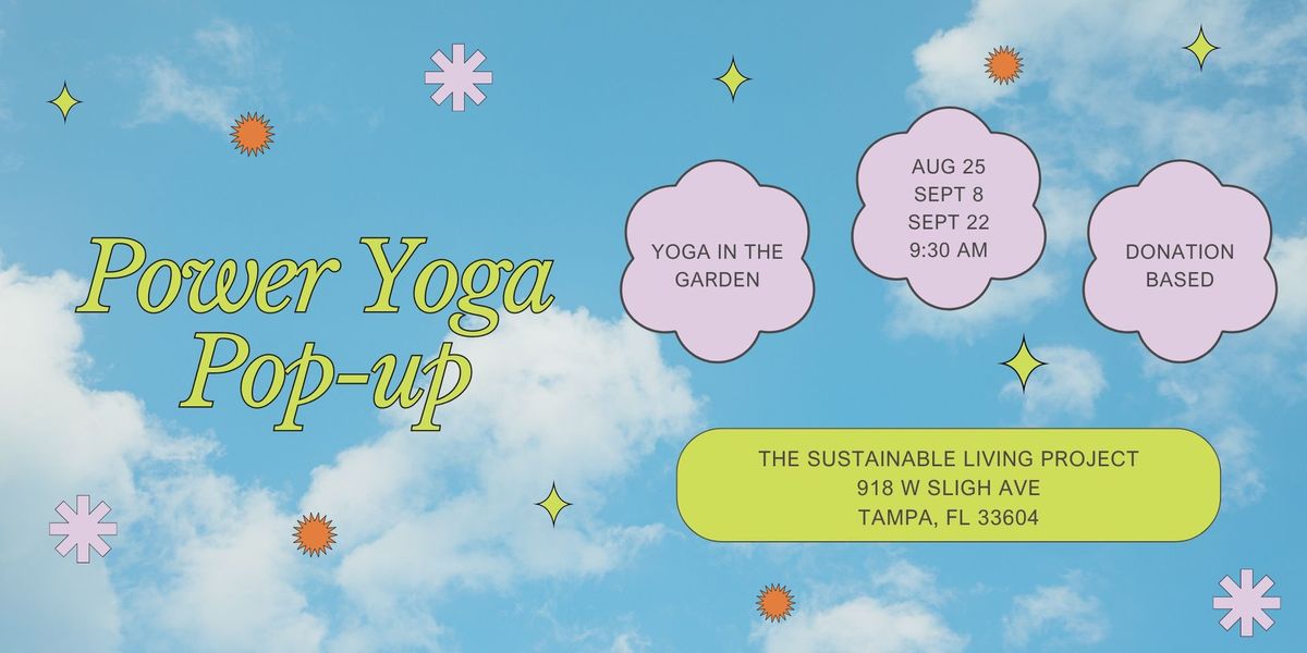 Power Yoga Pop-up at SLP