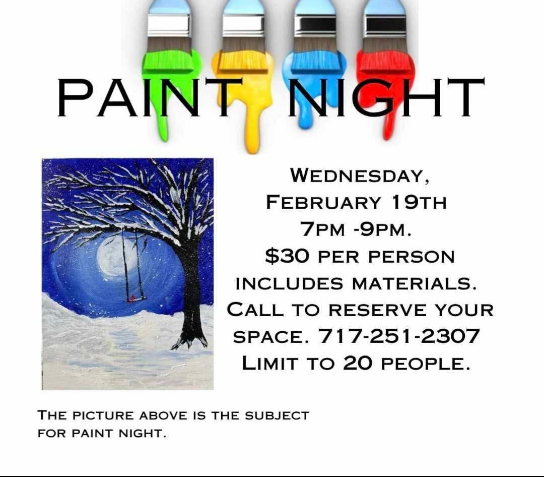 Paint Night at the Elks