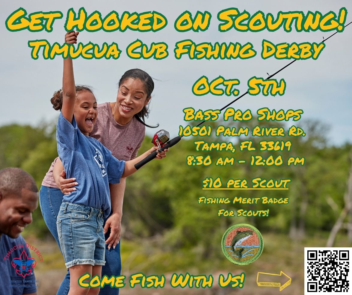 Timucua Fall Fishing Derby - Cub Scout Adventure & Merit Badge 