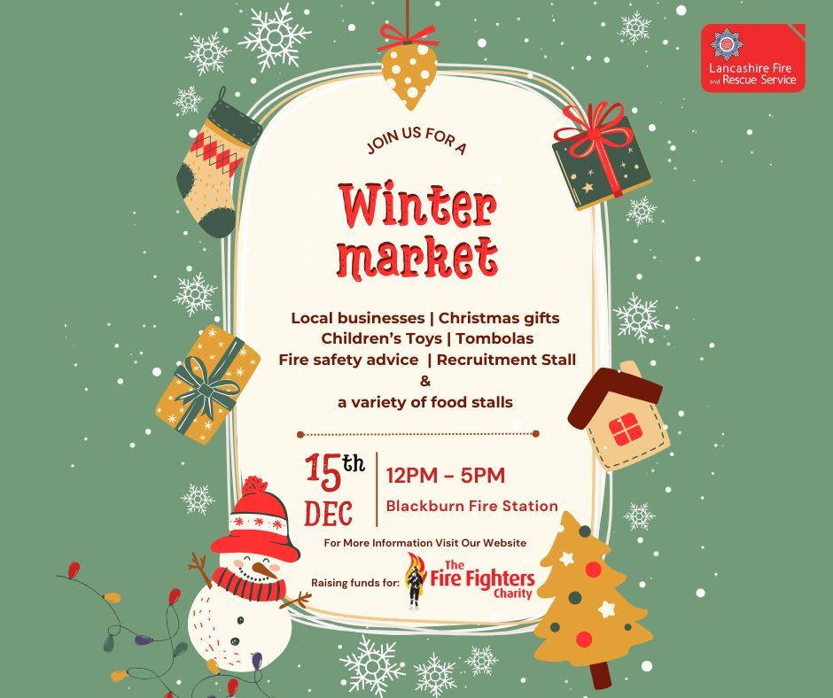 Winter Markets at Blackburn Fire Station