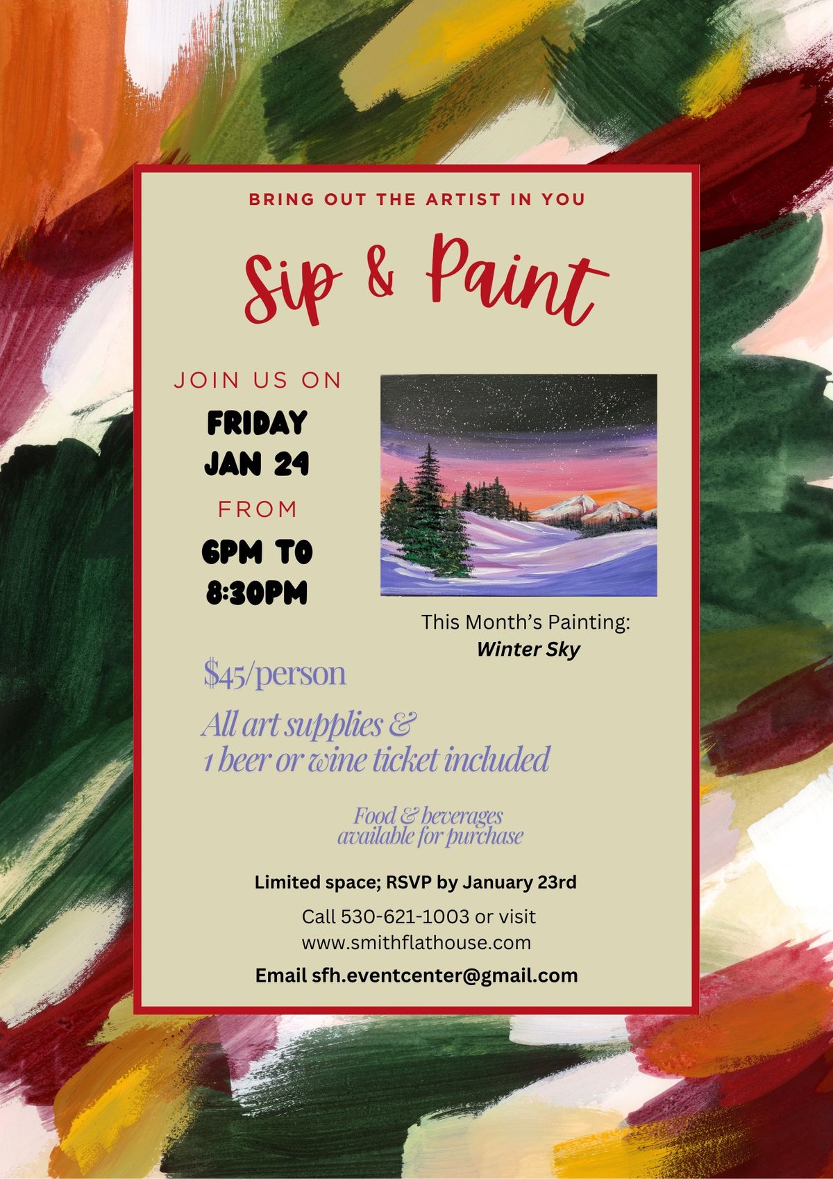 Sip & Paint night