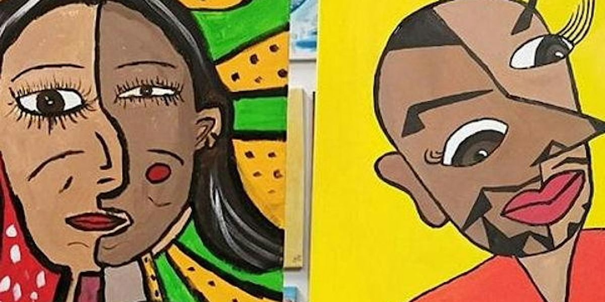 Paint Your Partner Picasso Style