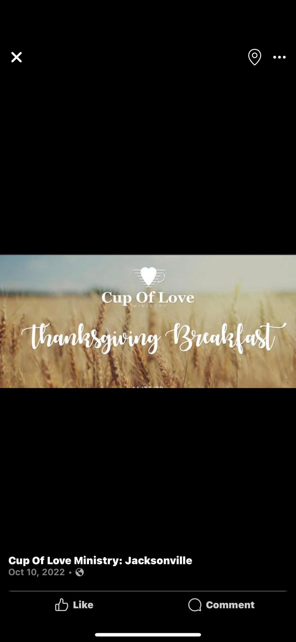 Cup of Love: Thanksgiving Breakfast 