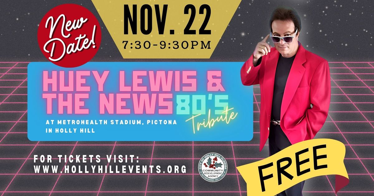 FREE Concert! Huey Lewis & The News 80's Tribute Concert!