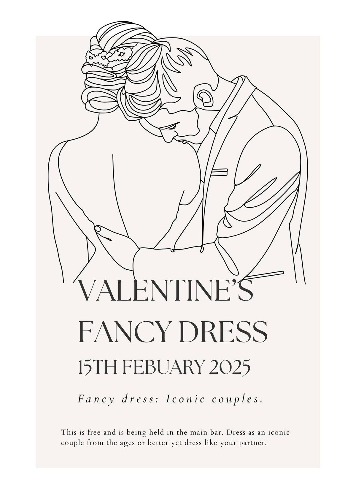 Valentines fancy dress 