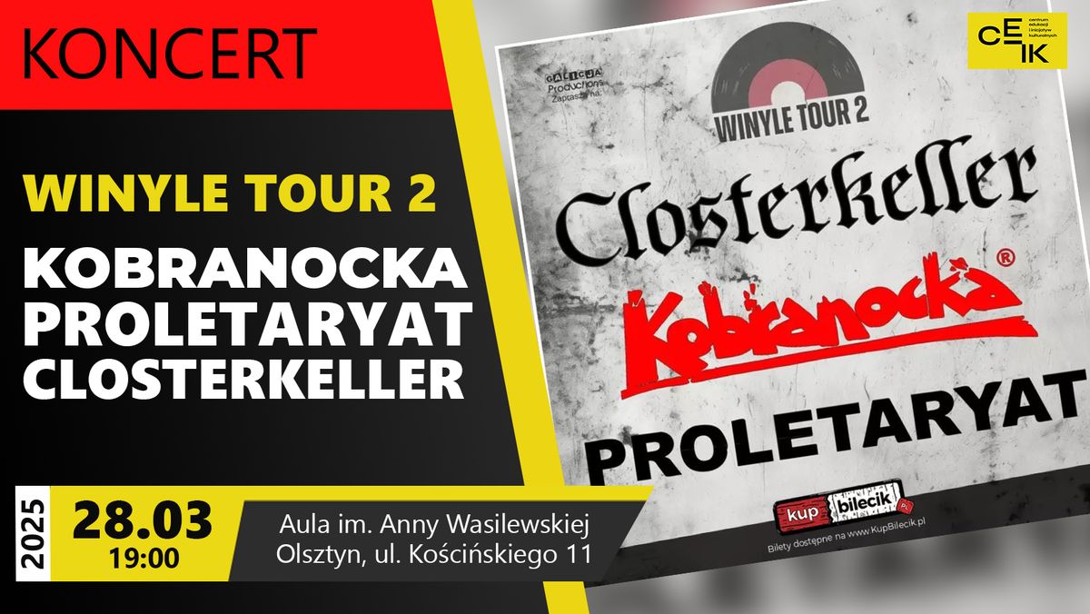 KONCERT LEGEND |  WINYLE TOUR 2 | OLSZTYN | AULA IM. ANNY WASILEWSKIEJ