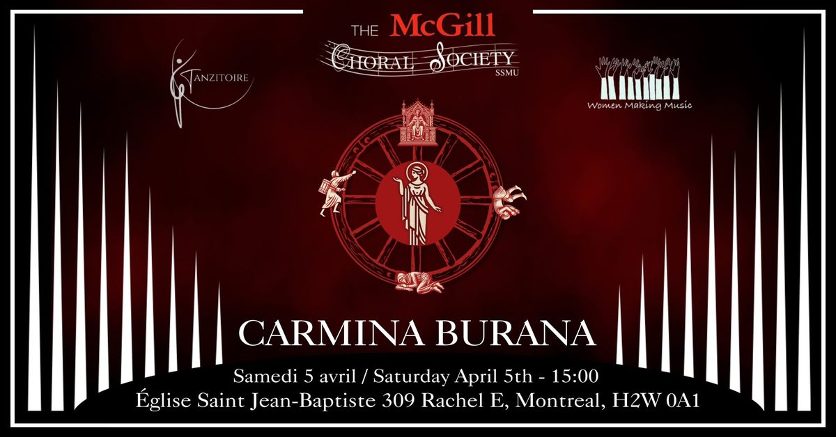 McGill Choral Society Spring 2025 Concert - Carmina Burana