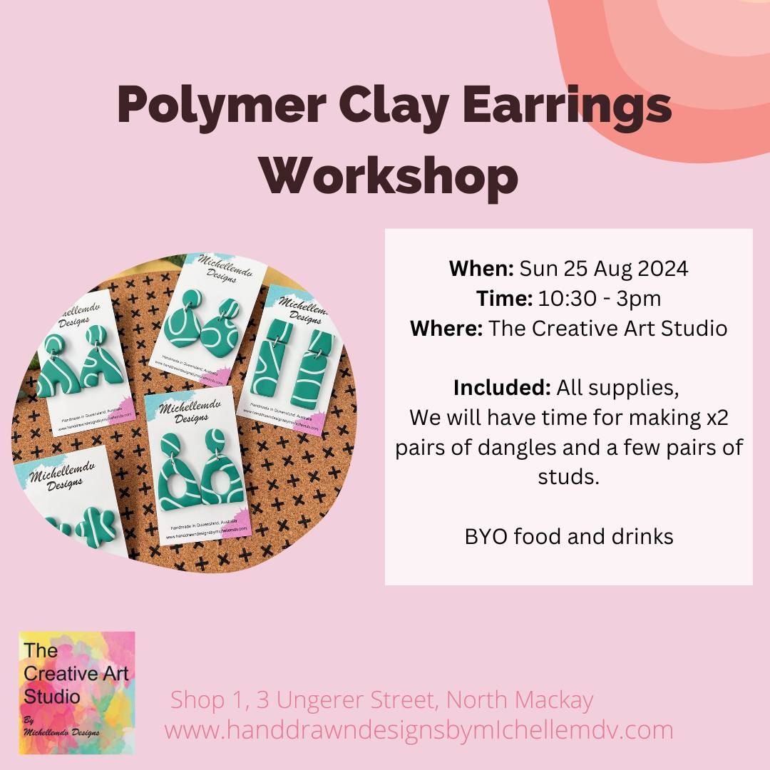 Sun 25 Aug - Polymer Clay Earrings