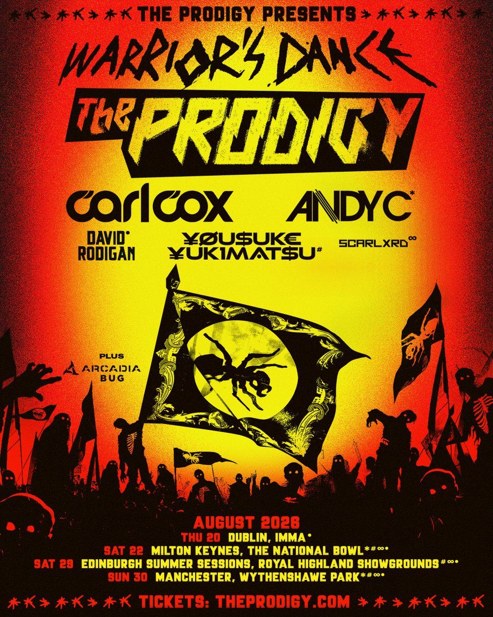 The Prodigy Edinburgh Tickets