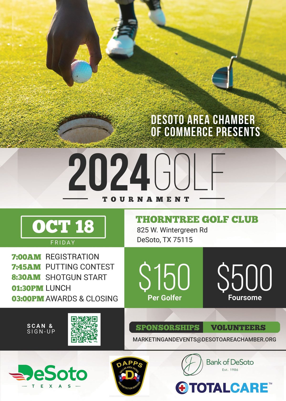 DeSoto Area Chamber 2024 Golf Tournament