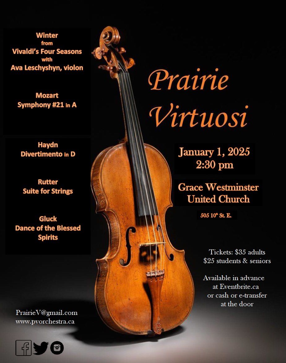 Prairie Virtuosi New Year's Day Concert