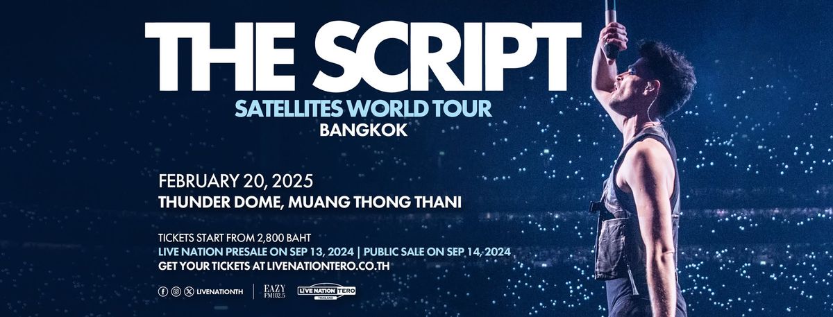 The Script Satellites World Tour in Bangkok