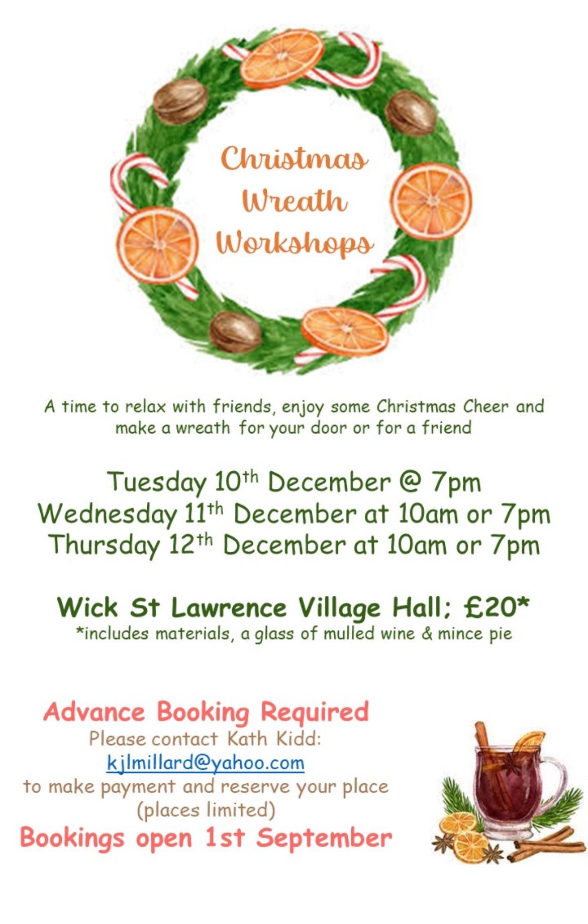 Wreath Making Workshop SOLD OUT