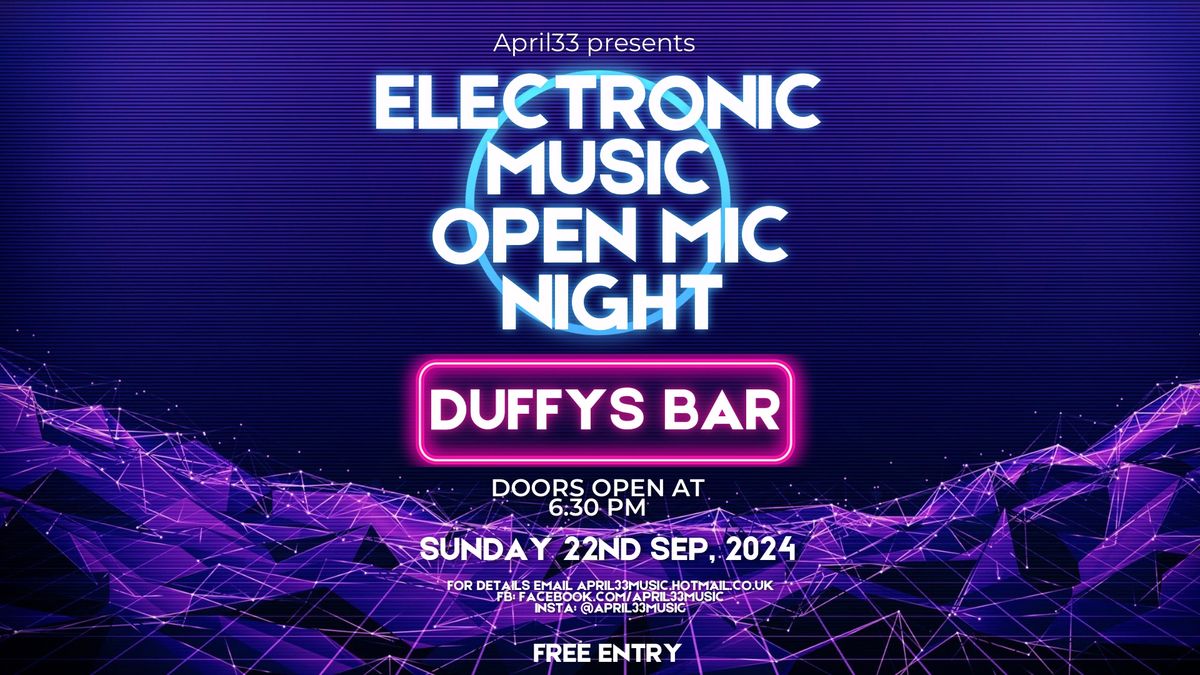 Leicester Electronic Music Open Mic Night 