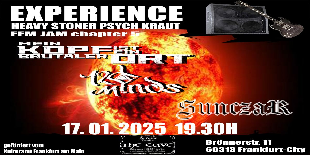 FFM JAM chapter 5 - mit Mein Kopf ist ein brutaler Ort, 120 Minds, Sunczar