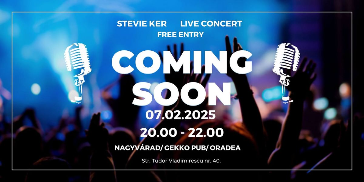 Live Concert Stevie Ker\/ Gekko Pub