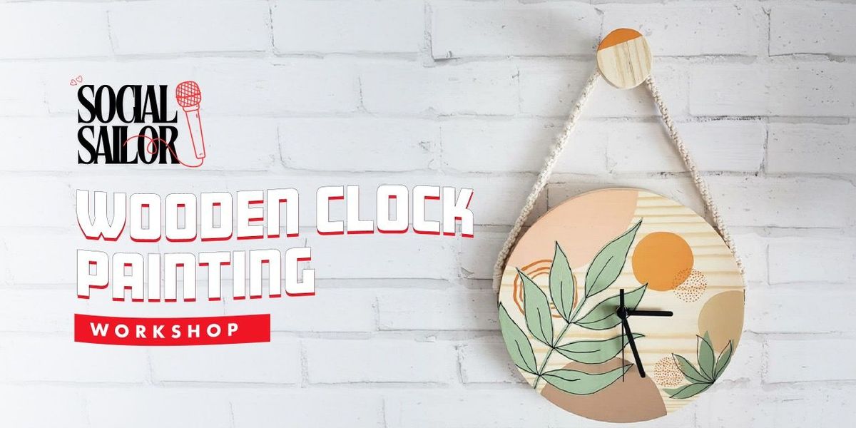 Wooden Clock Painting Date - Hyderabad