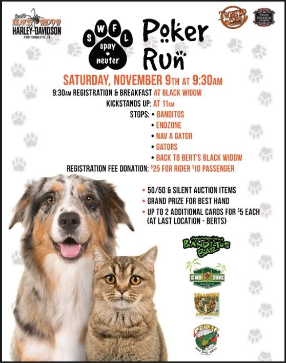 SWFL Spay & Neuter Poker Run! 