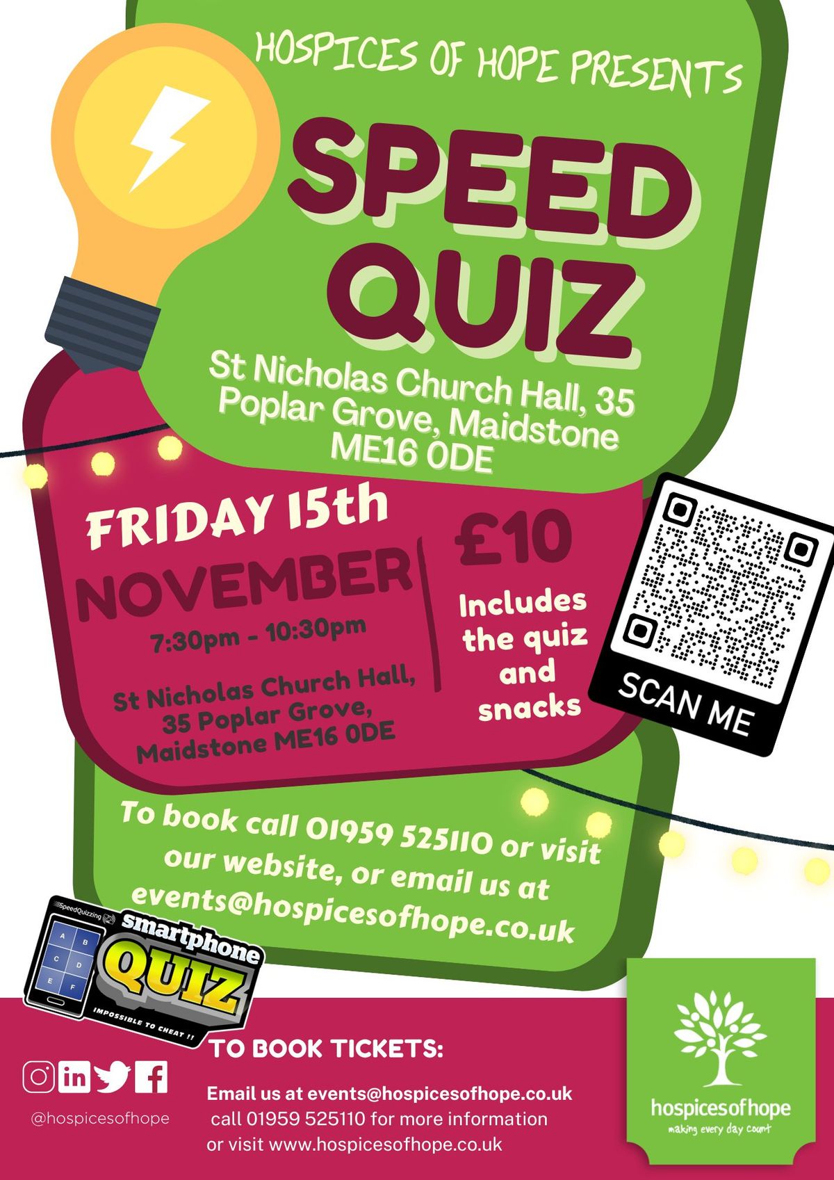 Speed Quiz - Maidstone