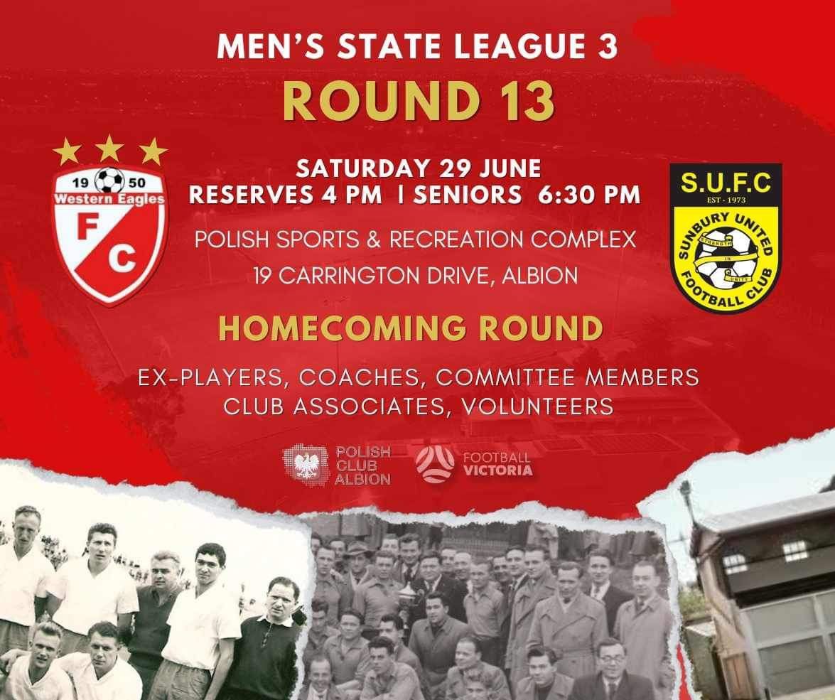 Exciting week for our club with homecoming round this Saturday 29th of June