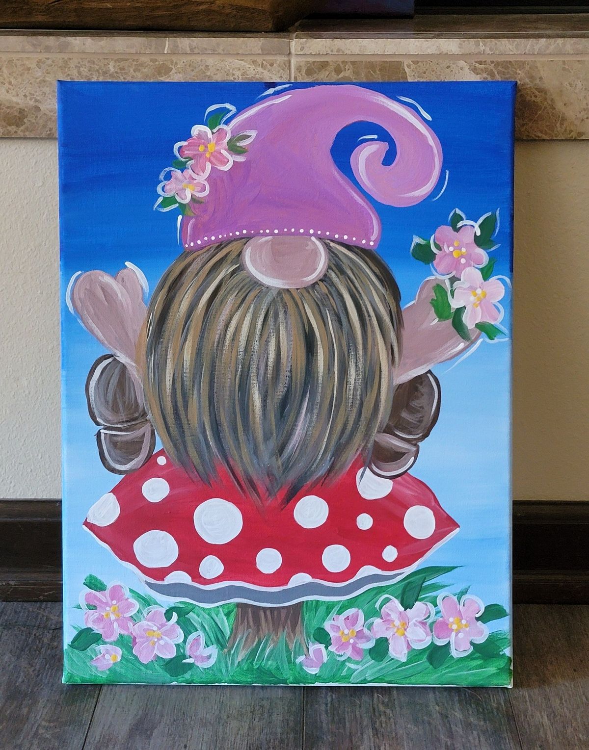 Spring Gnome Paint & Sip