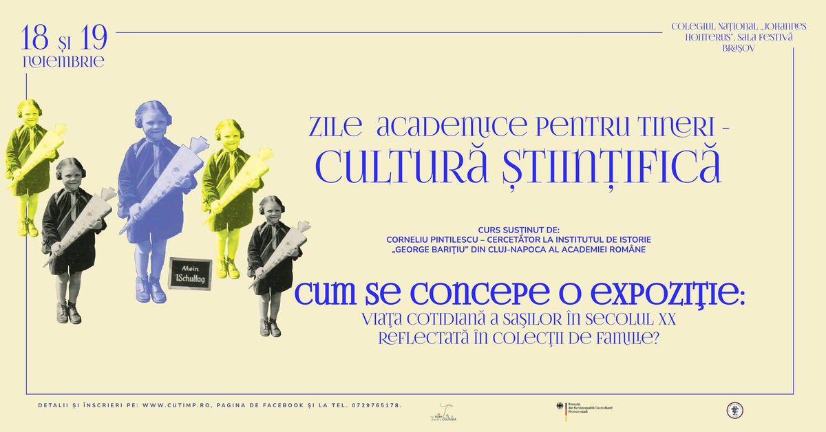 Zile academice pentru tineri \u2013 cultur\u0103 \u0219tiin\u021bific\u0103