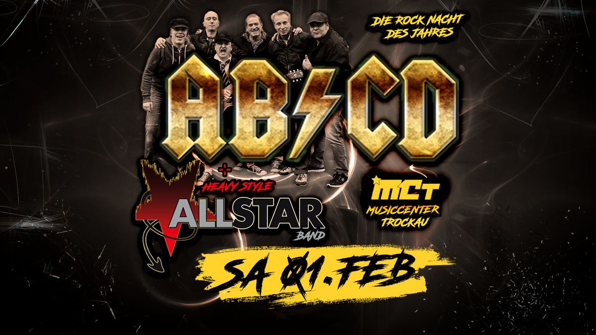 Die Live Rock Nacht mit AB\/CD + ALLSTAR BAND - SA 01.FEB 25