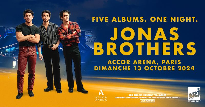 JONAS BROTHERS | Accor Arena, Paris - 13 octobre 2024