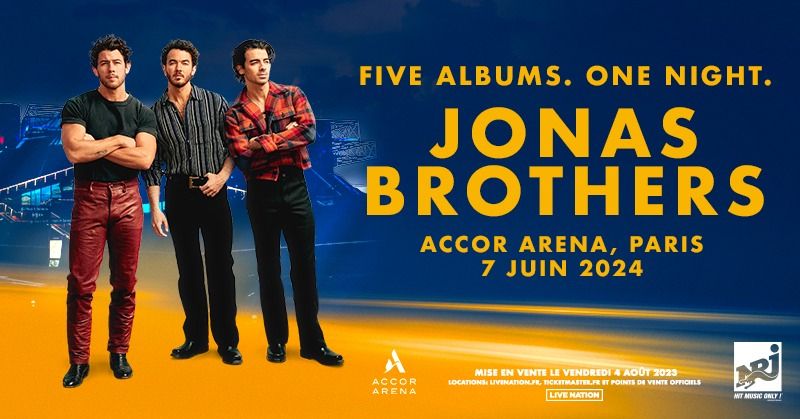 JONAS BROTHERS | Accor Arena, Paris - 7 juin 2024